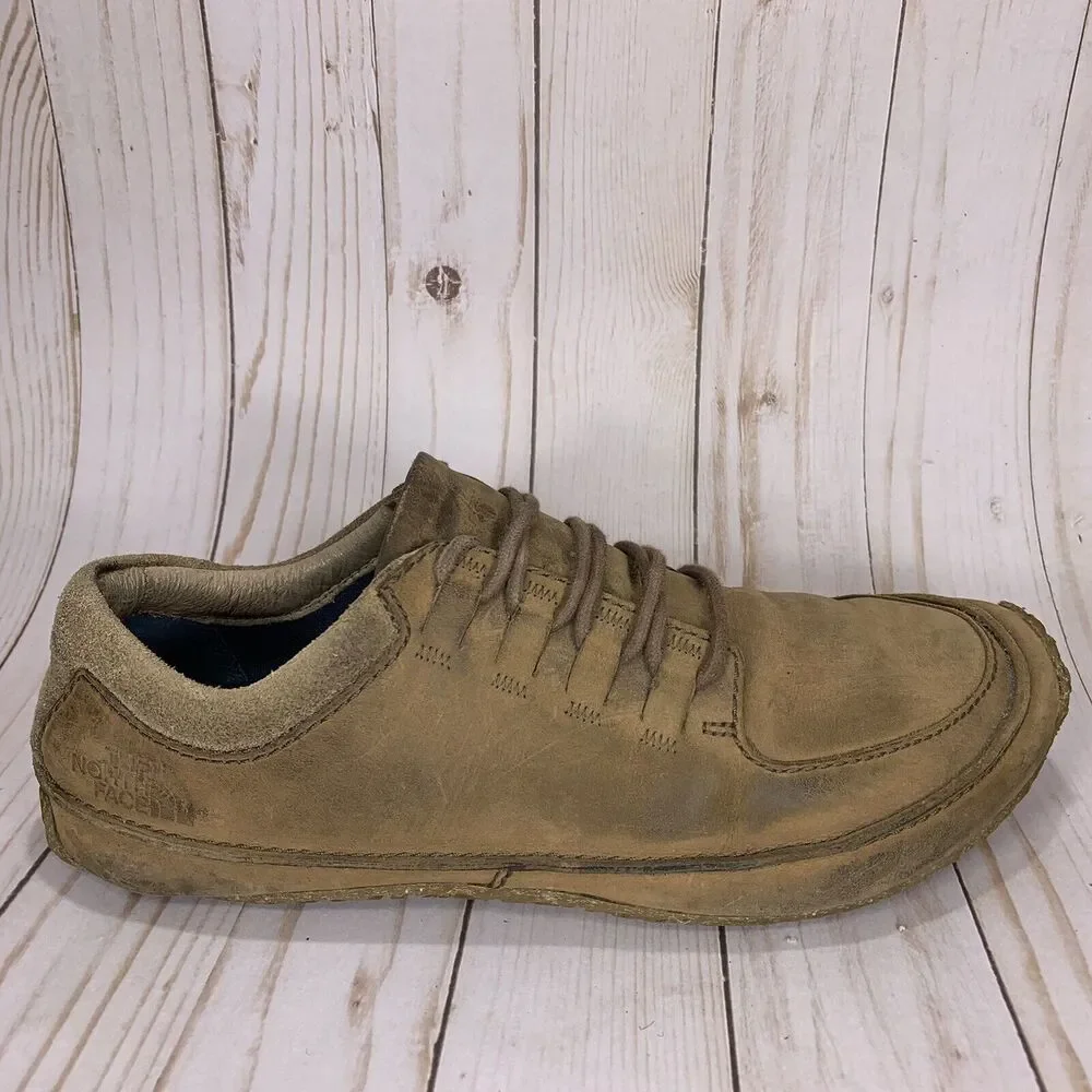 The North Face Bridgeton Low Lace Up Mens Size 9.5 Brown Leather Casual Moccasin
